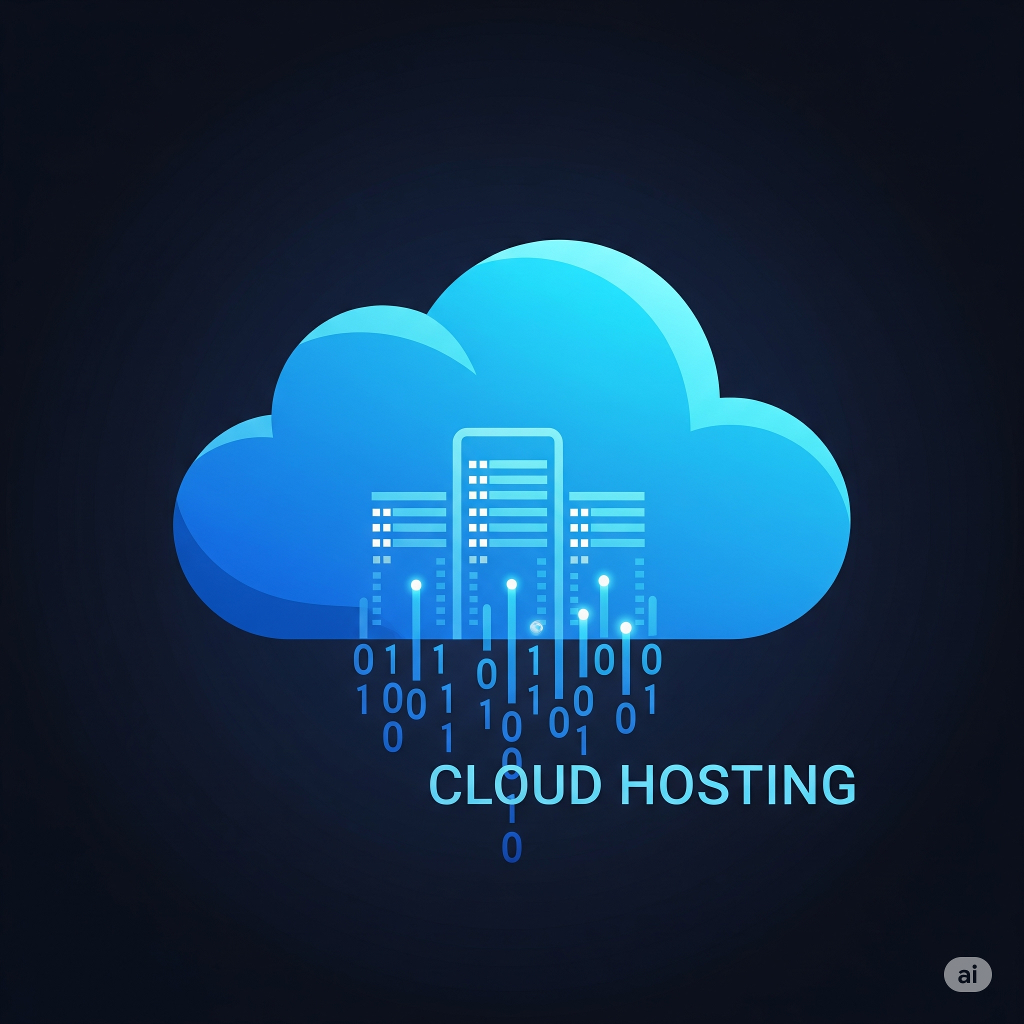Cloud Hosting Icon