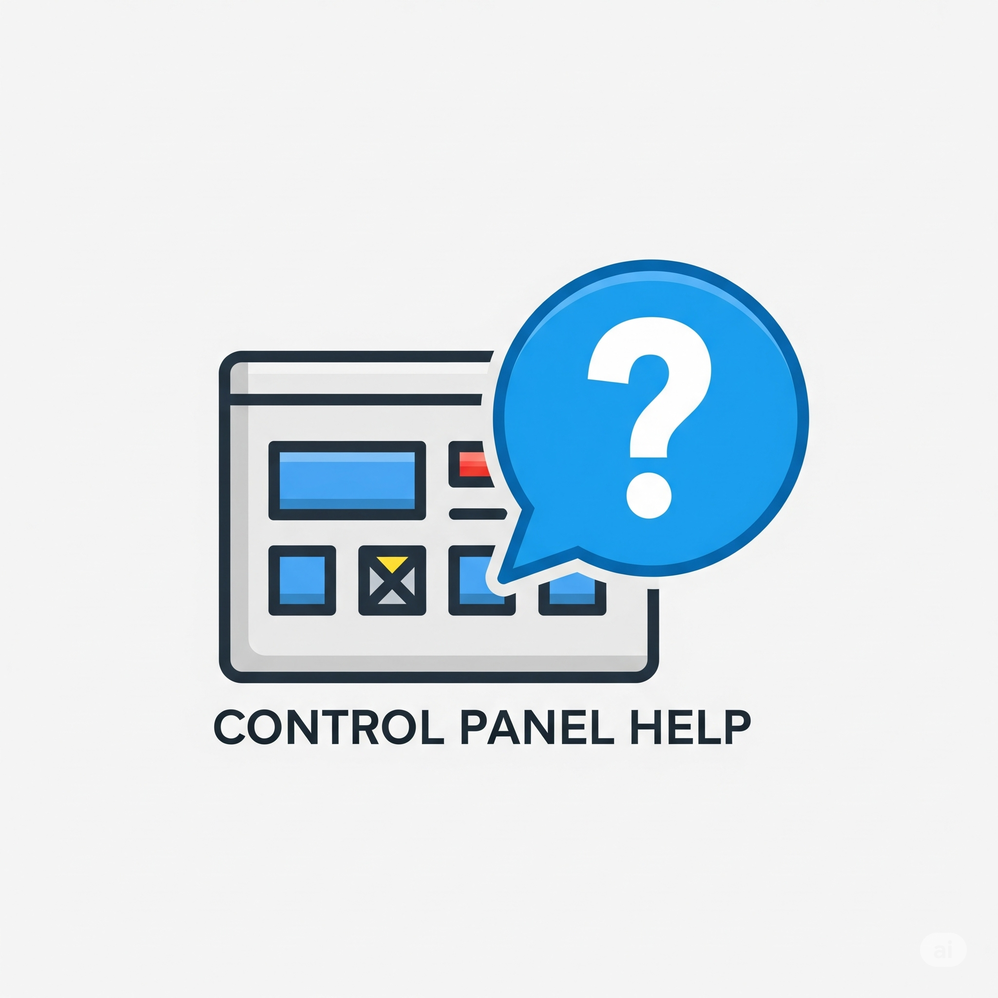 Control Panel Help Icon